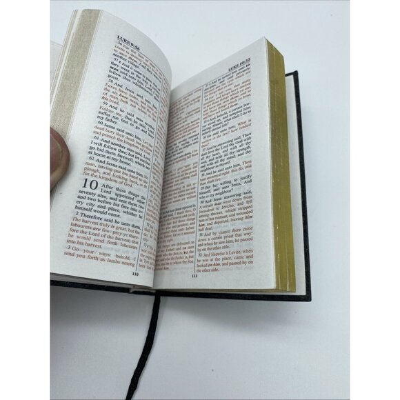 New Testament Holy Bible 2011 KJV Red Letter Edition 4 1/2" Tall x 3" Wide - Picture 9 of 11